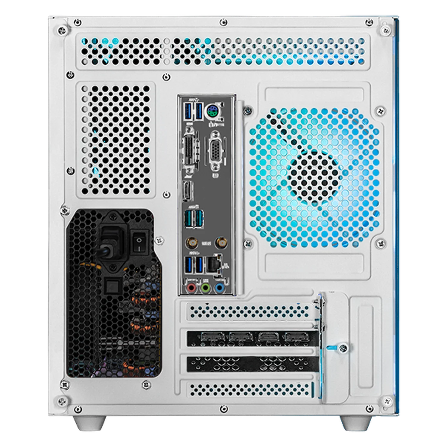 PC Gamer Xtreme PC Gaming NVIDIA GeForce RTX 5060 AMD Ryzen 7 5700X 32GB SSD 1TB Sistema Liquido WIFI White gaming 1080p, estudios y multitarea - Image 3