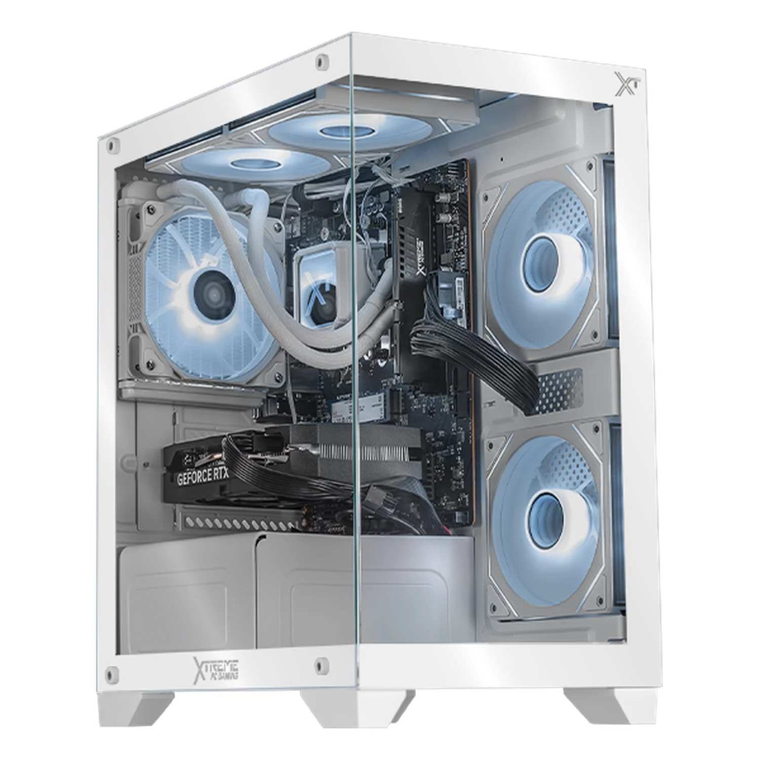 PC Gamer IA Xtreme PC Gaming NVIDIA GeForce RTX 5060 AMD Ryzen 7 8700F 16GB DDR5 SSD 1TB Sistema Liquido WIFI White Productividad Versátil Acelerada con IA