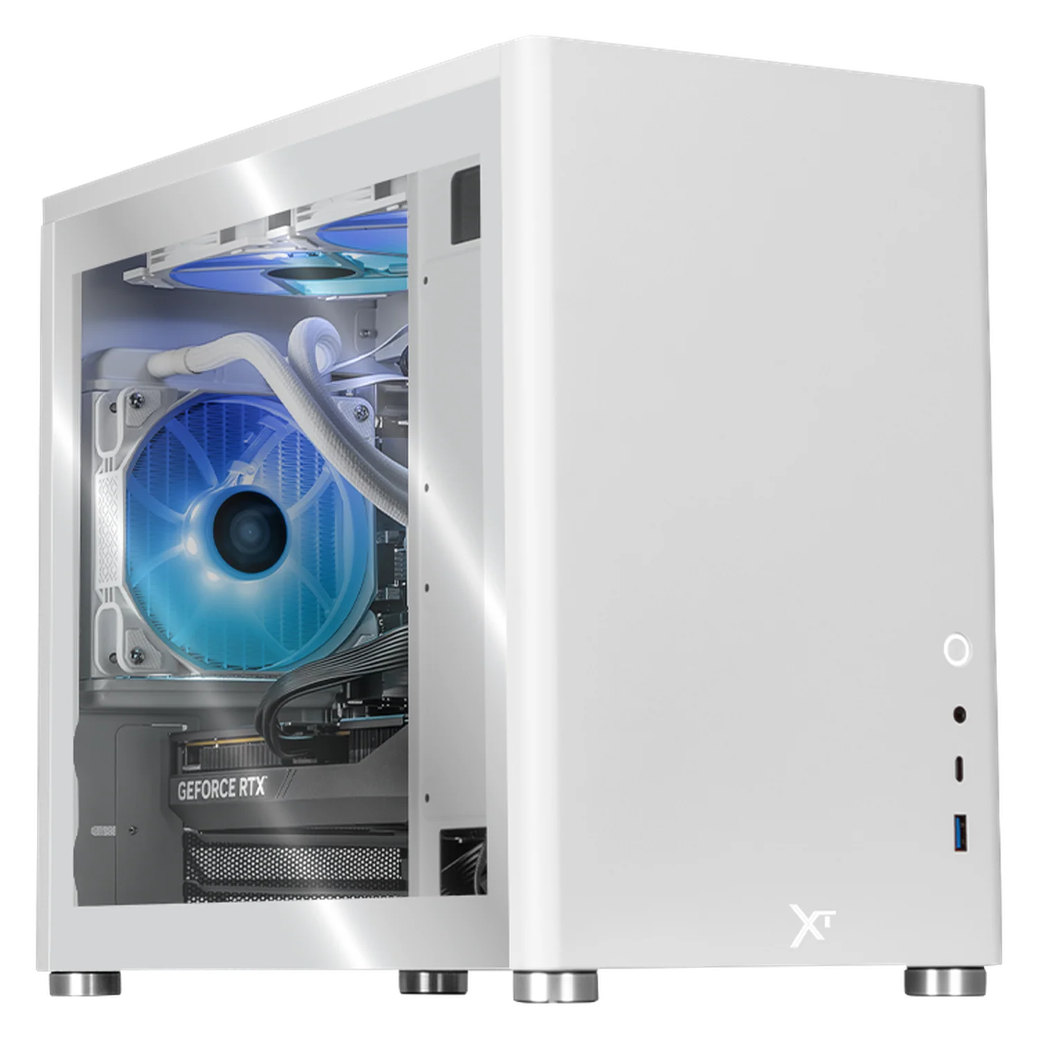 PC Gamer Xtreme PC Gaming NVIDIA GeForce RTX 5060 Intel Core i7 14700F 16GB SSD 1TB Sistema Liquido WIFI White gaming 1080p, estudios y multitarea