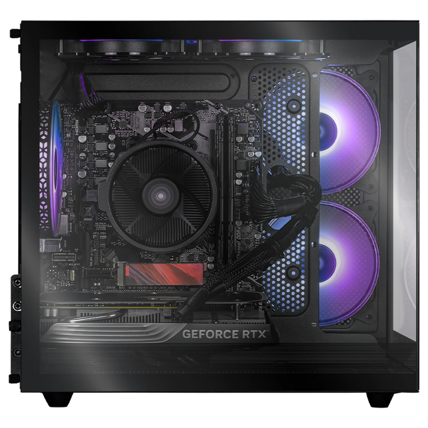 PC Gamer Completa Xtreme PC Gaming NVIDIA GeForce RTX 5060 AMD Ryzen 7 5700 16GB SSD 1TB Monitor Curvo 23.8 180Hz WIFI Black gaming 1080p, estudios y multitarea - Image 5