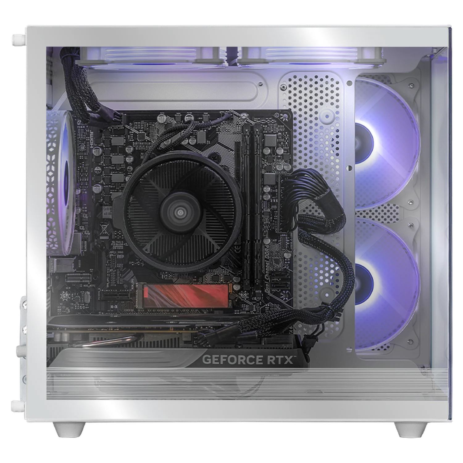 PC Gamer Completa Xtreme PC Gaming NVIDIA GeForce RTX 5060 AMD Ryzen 7 5700 16GB SSD 1TB Monitor Curvo 23.8 180Hz WIFI White gaming 1080p, estudios y multitarea - Image 5