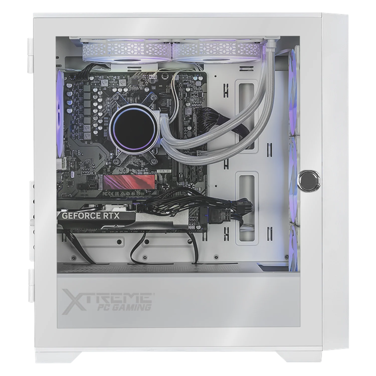 Xtreme PC Gaming Geforce RTX 5060 Ryzen 7 9700X 32GB DDR5 SSD 1TB Sistema Liquido WIFI White - Image 4