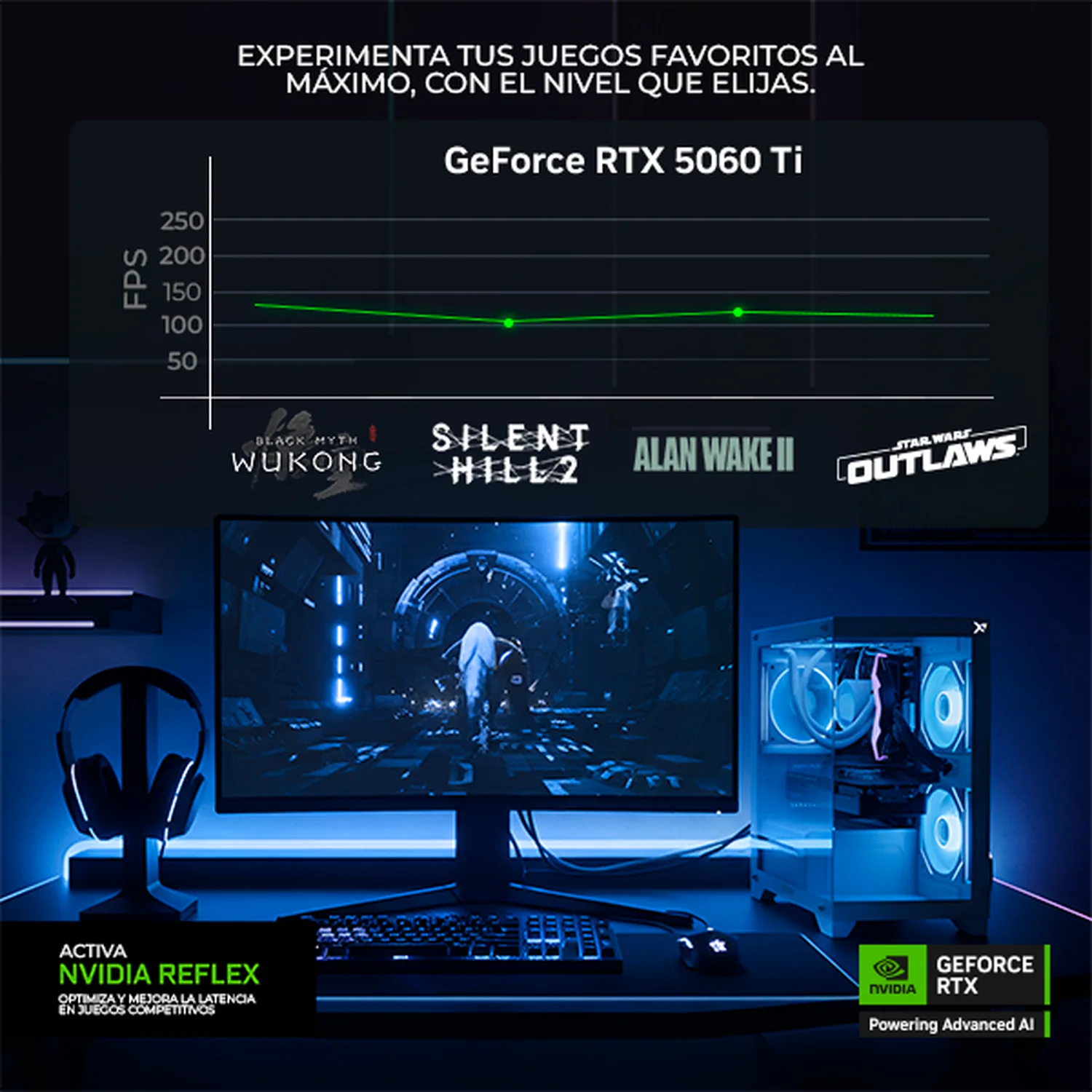 PC Gamer IA Xtreme PC Gaming NVIDIA GeForce RTX 5060 Ti Intel Core i7 14700F 16GB SSD 1TB WIFI Black Productividad Versátil Acelerada con IA - Image 4