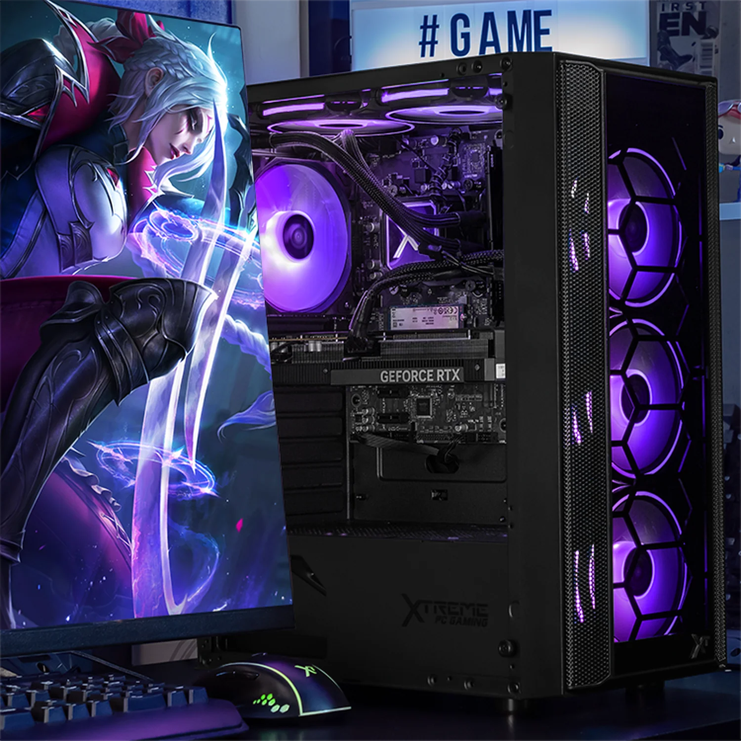 PC Gamer Xtreme PC Gaming NVIDIA GeForce RTX 5060 Ti Intel Core i9 12900F 32GB SSD 1TB Sistema Liquido WIFI W11 Black gaming competitivo y streaming - Image 6