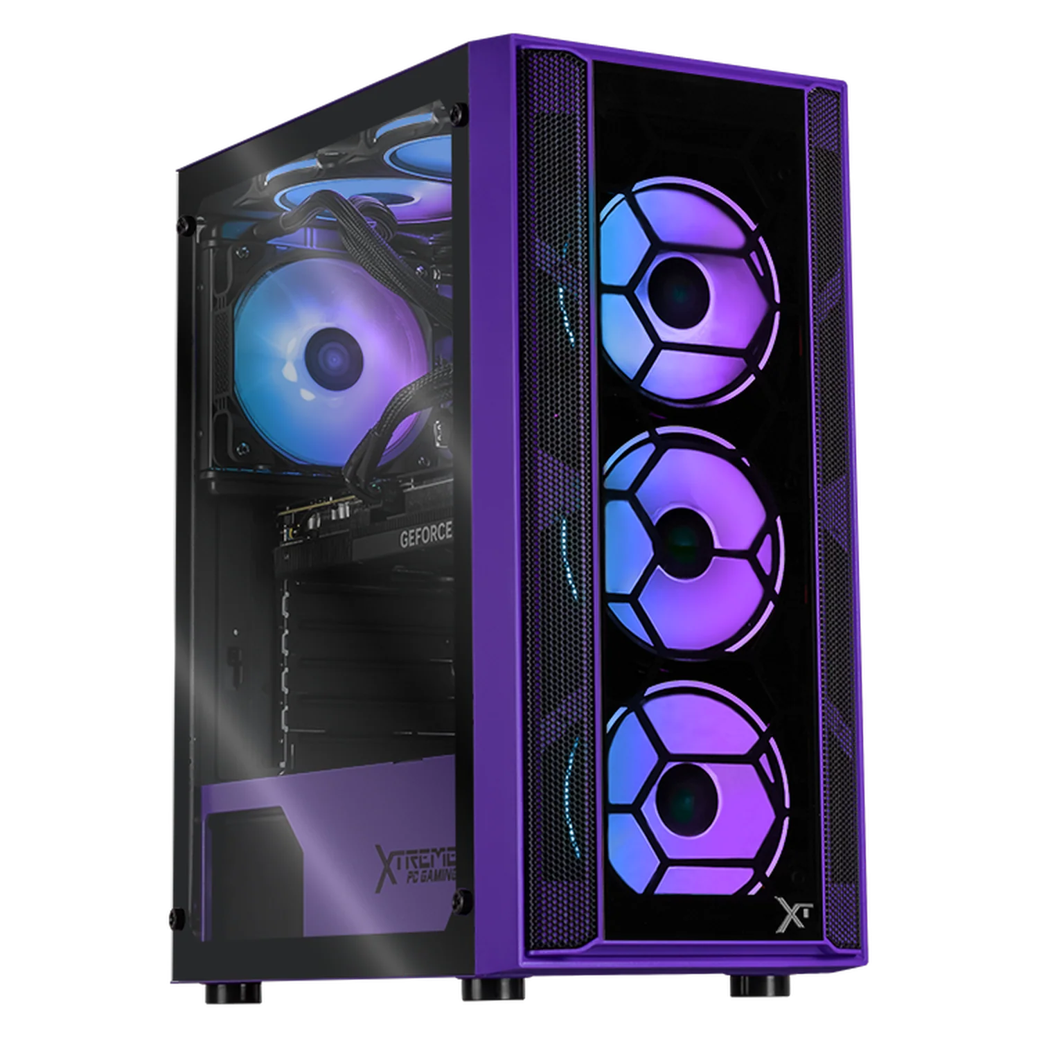 PC Gamer Xtreme PC Gaming NVIDIA GeForce RTX 5060 Ti Intel Core i9 12900F 32GB SSD 1TB Sistema Liquido WIFI W11 Violet gaming competitivo y streaming