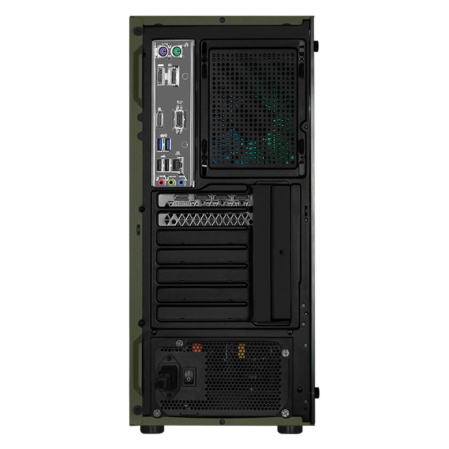 PC Gamer Xtreme PC Gaming NVIDIA GeForce RTX 5060 Ti Intel Core i9 12900F 32GB SSD 1TB Sistema Liquido WIFI W11 Dark Green gaming competitivo y streaming - Image 3