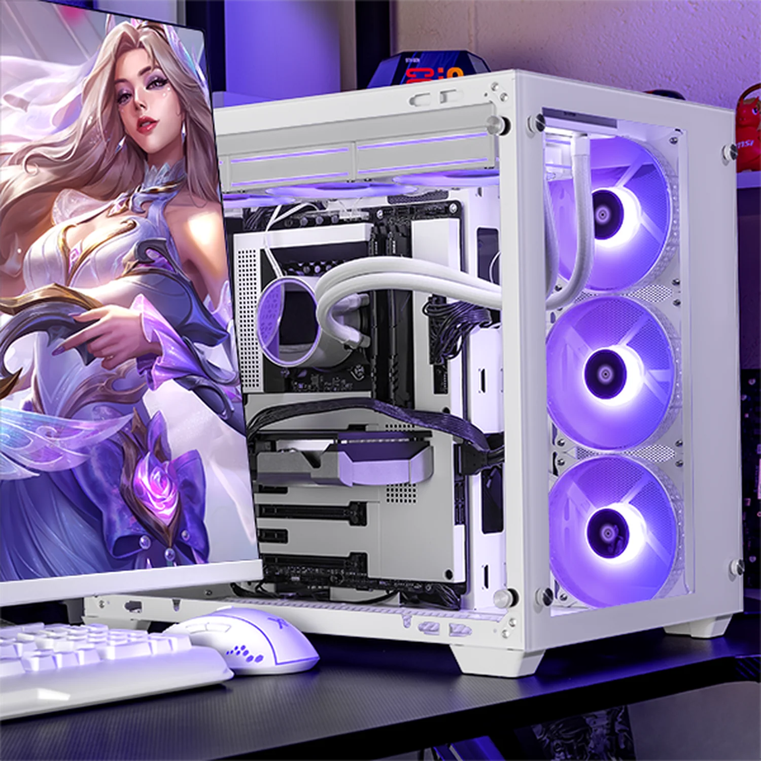 PC Gamer con IA Xtreme PC Gaming NVIDIA GeForce RTX 5060 Ti Intel Core i9 14900KF 32GB SSD 1TB Sistema Liquido WIFI White gaming 1080p, estudios y multitarea - Image 6