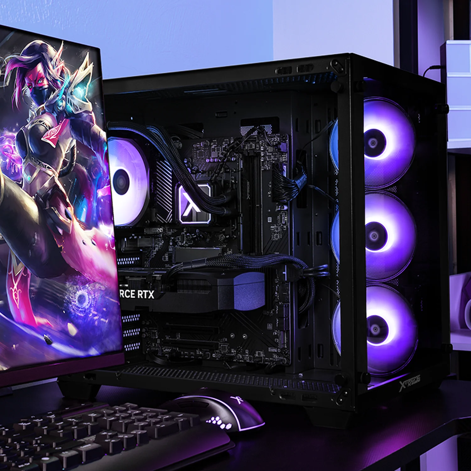 PC Gamer IA Xtreme PC Gaming NVIDIA GeForce RTX 5070 AMD Ryzen 9 7900X 16GB DDR5 SSD 1TB Sistema Liquido WIFI Black Alto Desempeño Creativo con IA Integrada - Image 6