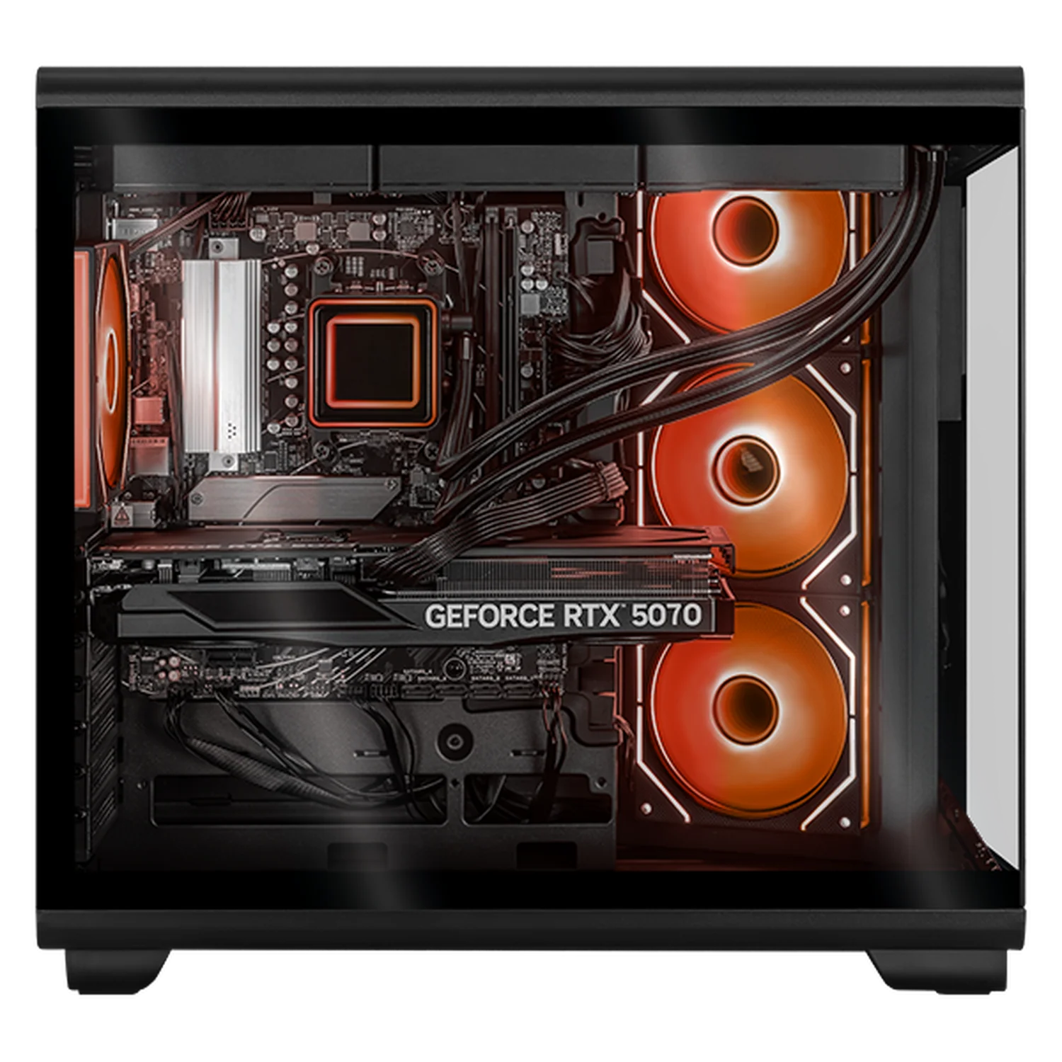 PC Gamer IA Xtreme PC Gaming NVIDIA GeForce RTX 5070 AMD Ryzen 9 9900X 16GB DDR5 SSD 1TB Sistema Liquido WIFI Black Alto Desempeño Creativo con IA Integrada - Image 2