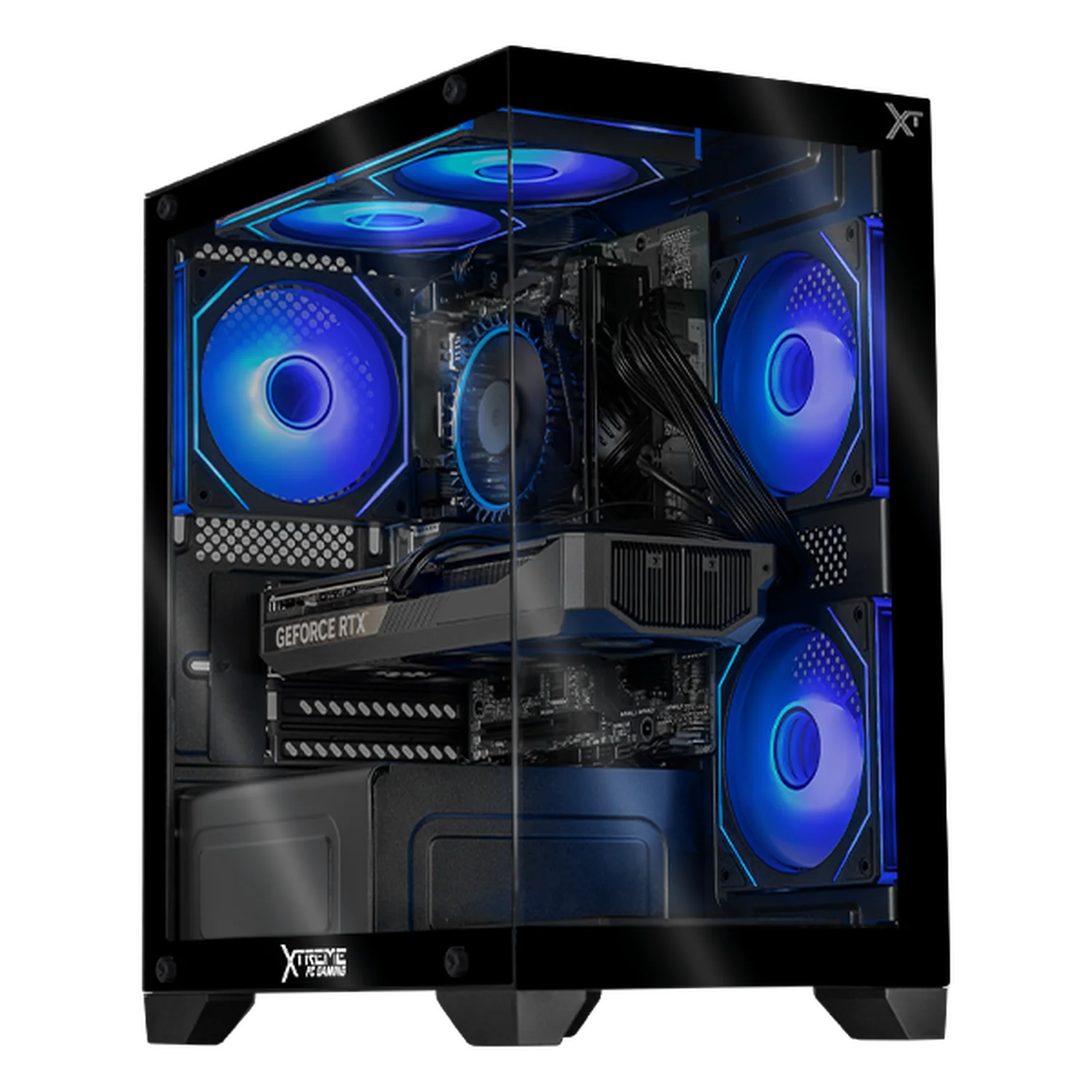 PC Gamer Xtreme PC Gaming NVIDIA GeForce RTX 5070 Intel Core i7 14700F 32GB SSD 1TB WIFI Black para gaming competitivo y streaming