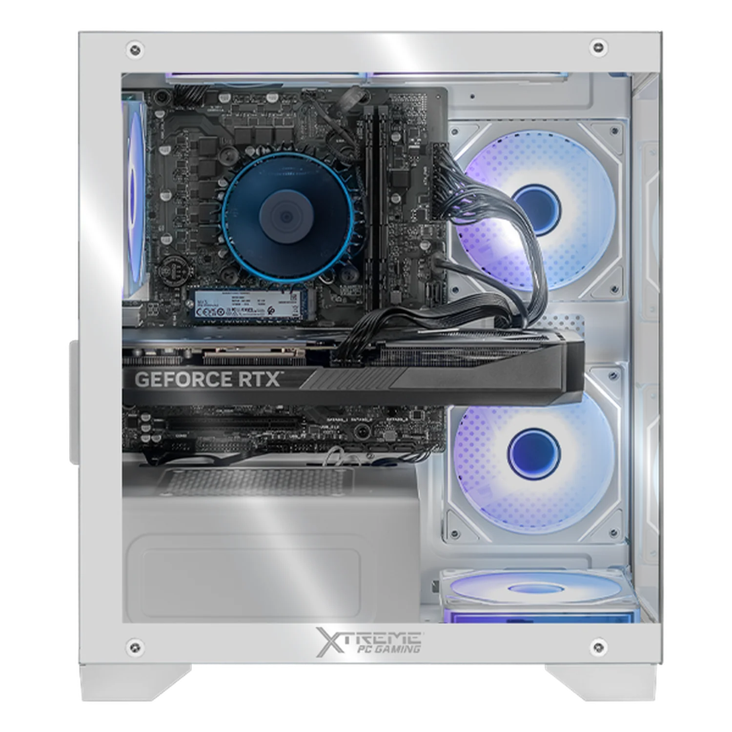 PC Gamer Xtreme PC Gaming NVIDIA GeForce RTX 5070 Intel Core i7 14700F 32GB SSD 1TB WIFI White para gaming competitivo y streaming - Image 2