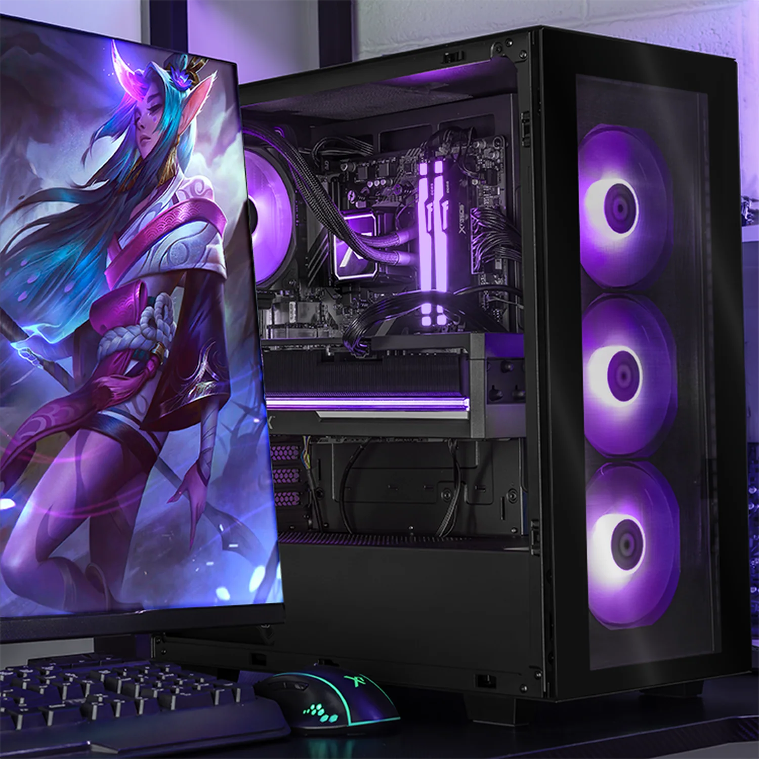 PC Gamer IA Xtreme PC Gaming NVIDIA GeForce RTX 5080 AMD Ryzen 9 9900X 32GB DDR5 SSD 1TB Sistema Liquido WIFI Black Productividad Profesional impulsada por IA Avanzada - Image 6