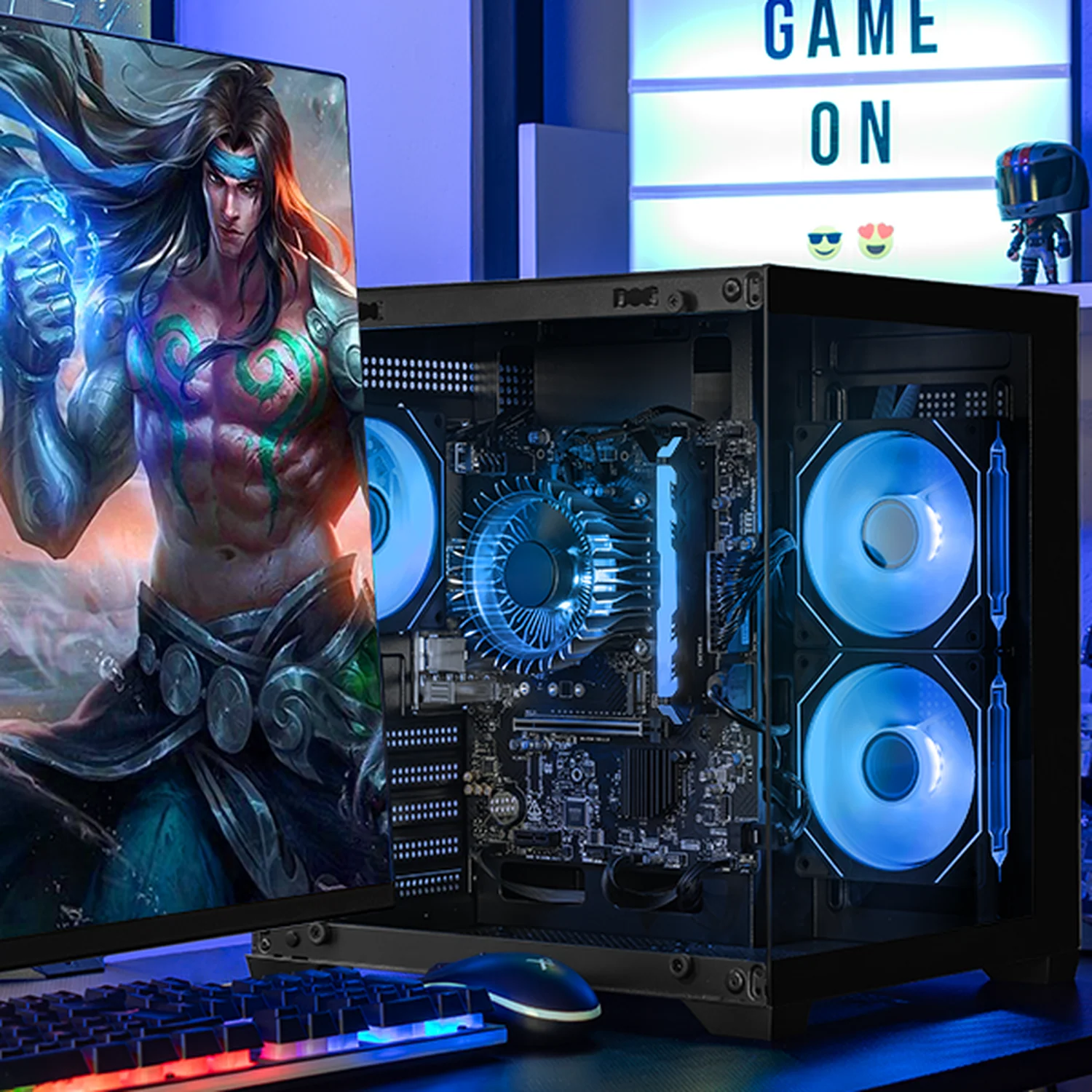 Computadora Escritorio Completa Xtreme PC Gaming Intel Core i9 12900 16GB SSD 1TB Monitor 27 100Hz WIFI Black rendimiento básico para juegos casuales, trabajo y estudio - Image 6