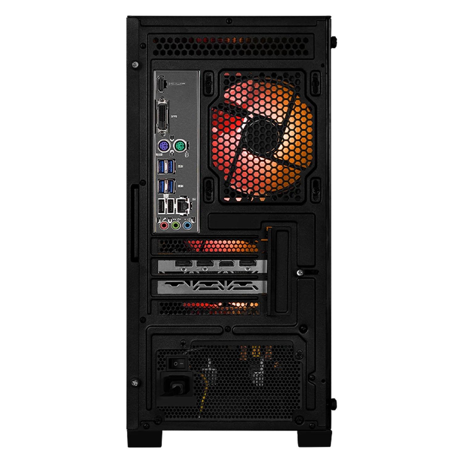 Computadora Gamer Completa Xtreme PC Gaming MSI AMD Radeon RX 7600 Ryzen 7 5700 16GB SSD 1TB Monitor 27 180Hz WIFI Black experiencia de juego fluida en nivel medio - Image 3