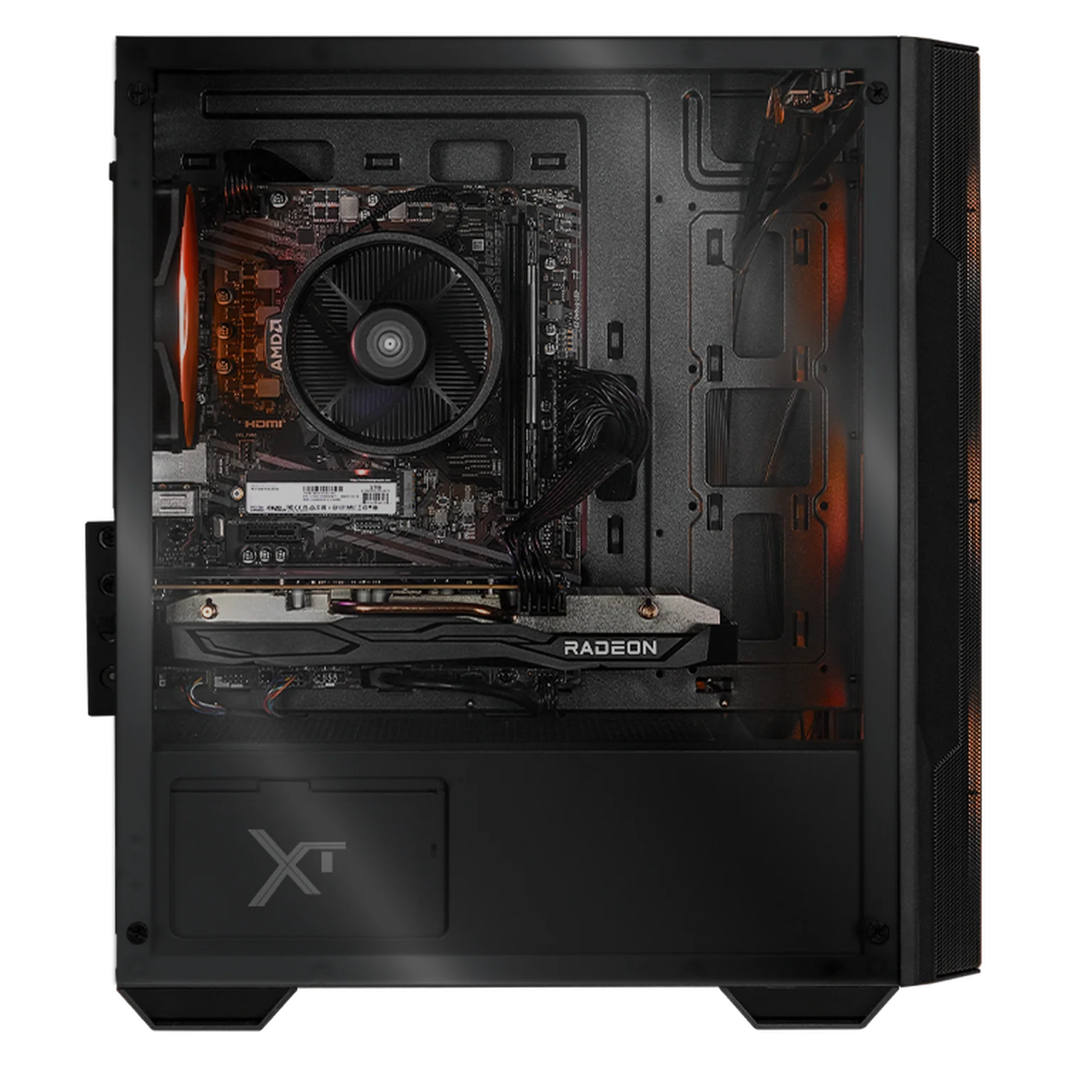 Computadora Gamer Completa Xtreme PC Gaming MSI AMD Radeon RX 7600 Ryzen 7 5700 16GB SSD 1TB Monitor 27 180Hz WIFI Black experiencia de juego fluida en nivel medio - Image 4