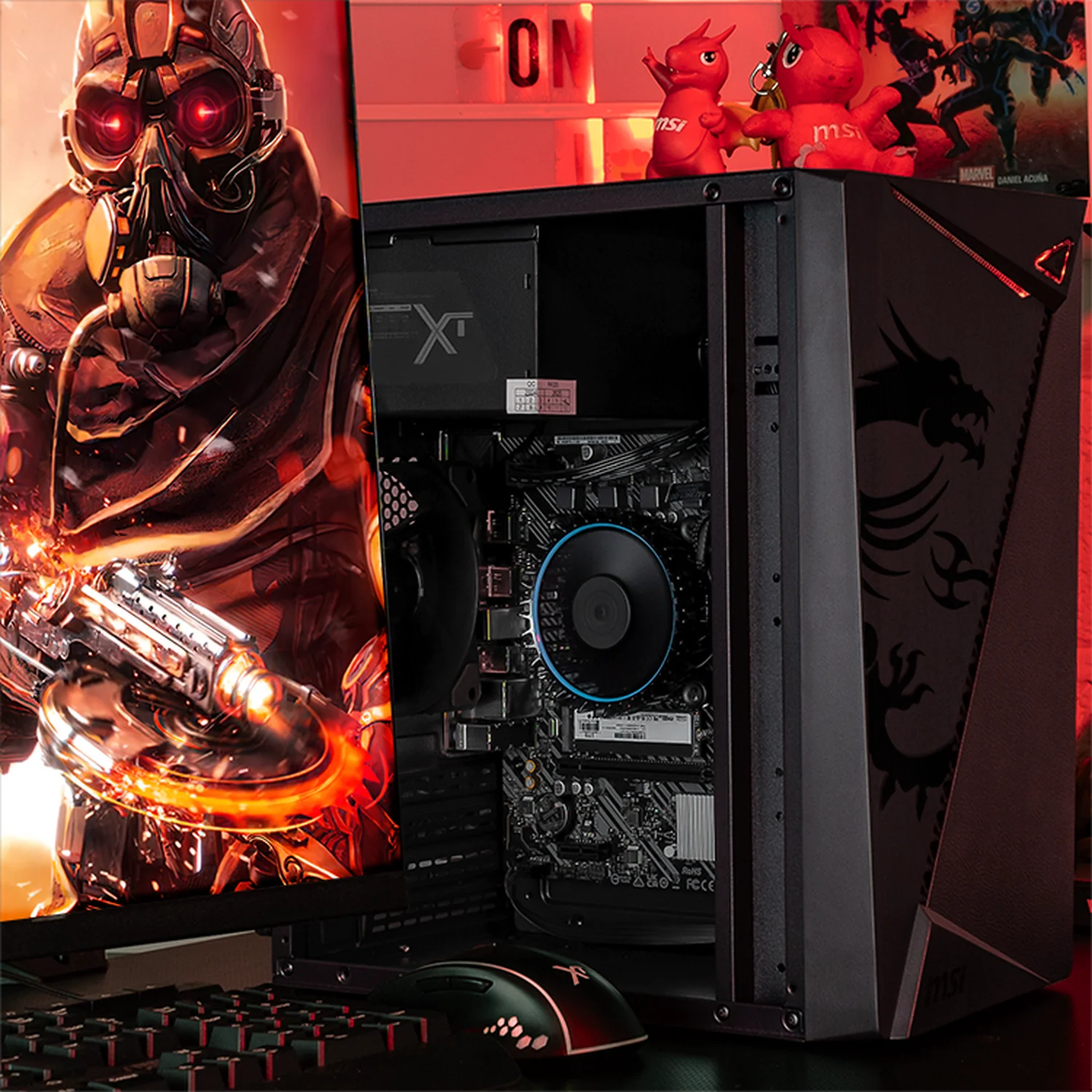 Xtreme PC Gaming MSI Computadora Intel Core I7 12700 16GB SSD 1TB Monitor 27 WIFI - Image 6