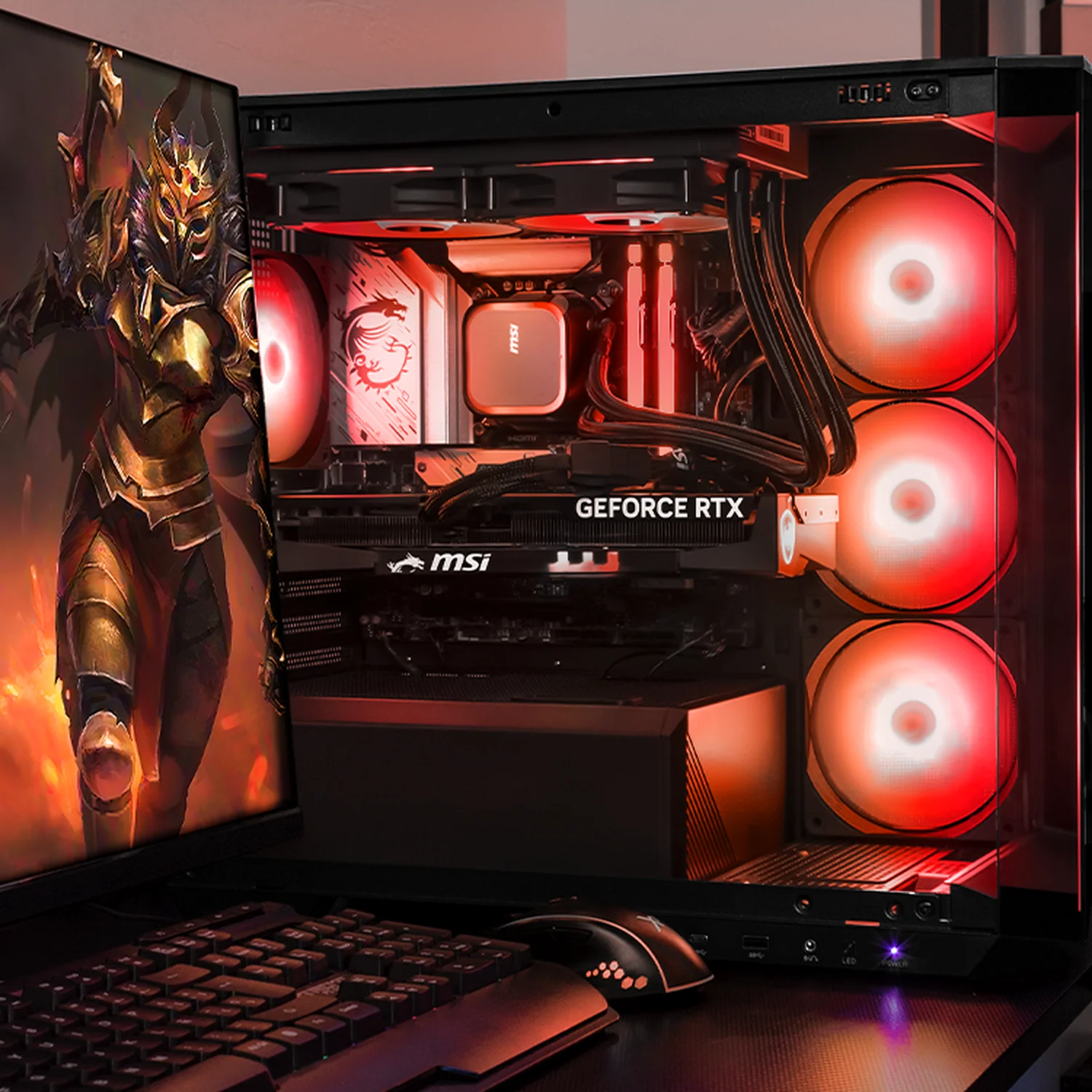 PC Gamer IA Xtreme PC Gaming MSI NVIDIA GeForce RTX 5060 Ti Intel Core Ultra 7 265F 16GB DDR5 SSD 1TB Sistema Liquido WIFI Black Productividad Versátil Acelerada con IA - Image 6