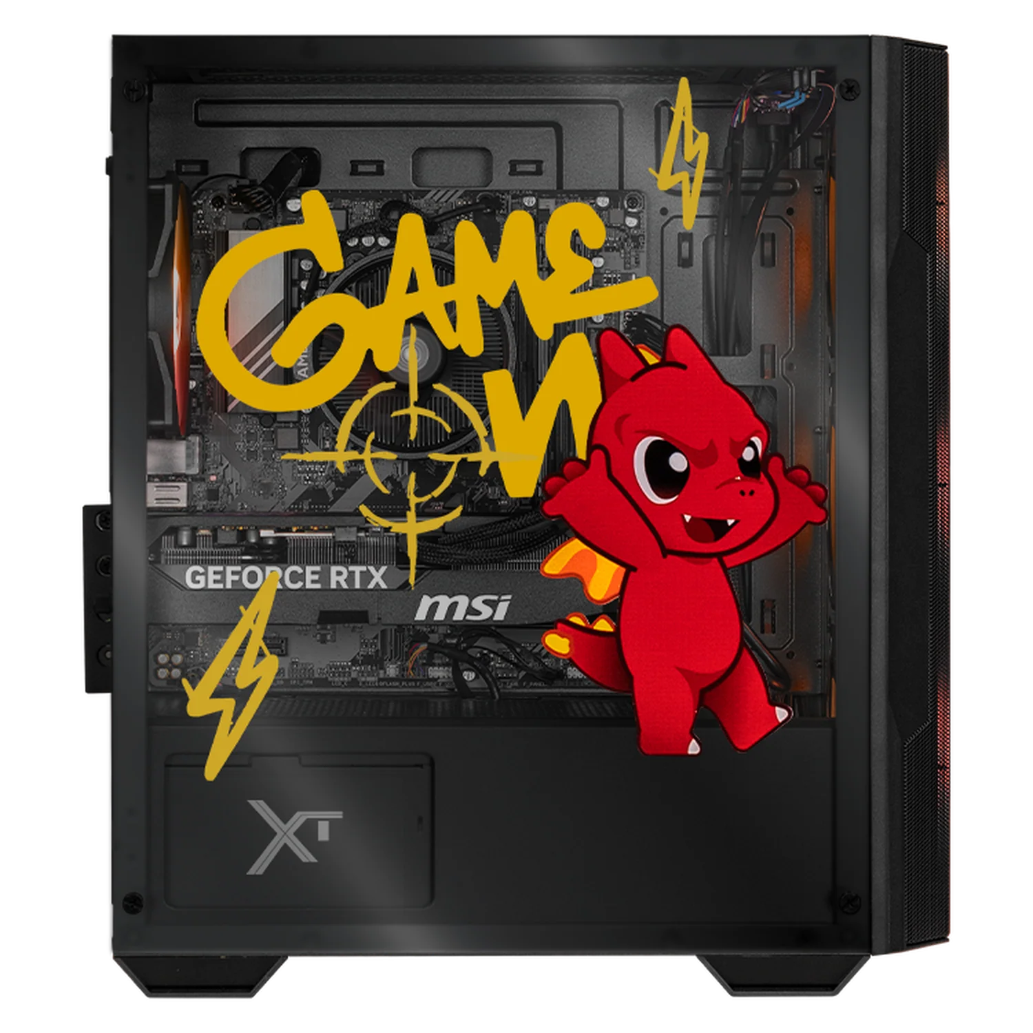PC Gamer IA Xtreme PC Gaming MSI NVIDIA GeForce RTX 5070 AMD Ryzen 7 8700F 16GB DDR5 SSD 1TB WIFI Lucky Alto Desempeño Creativo con IA Integrada - Image 4