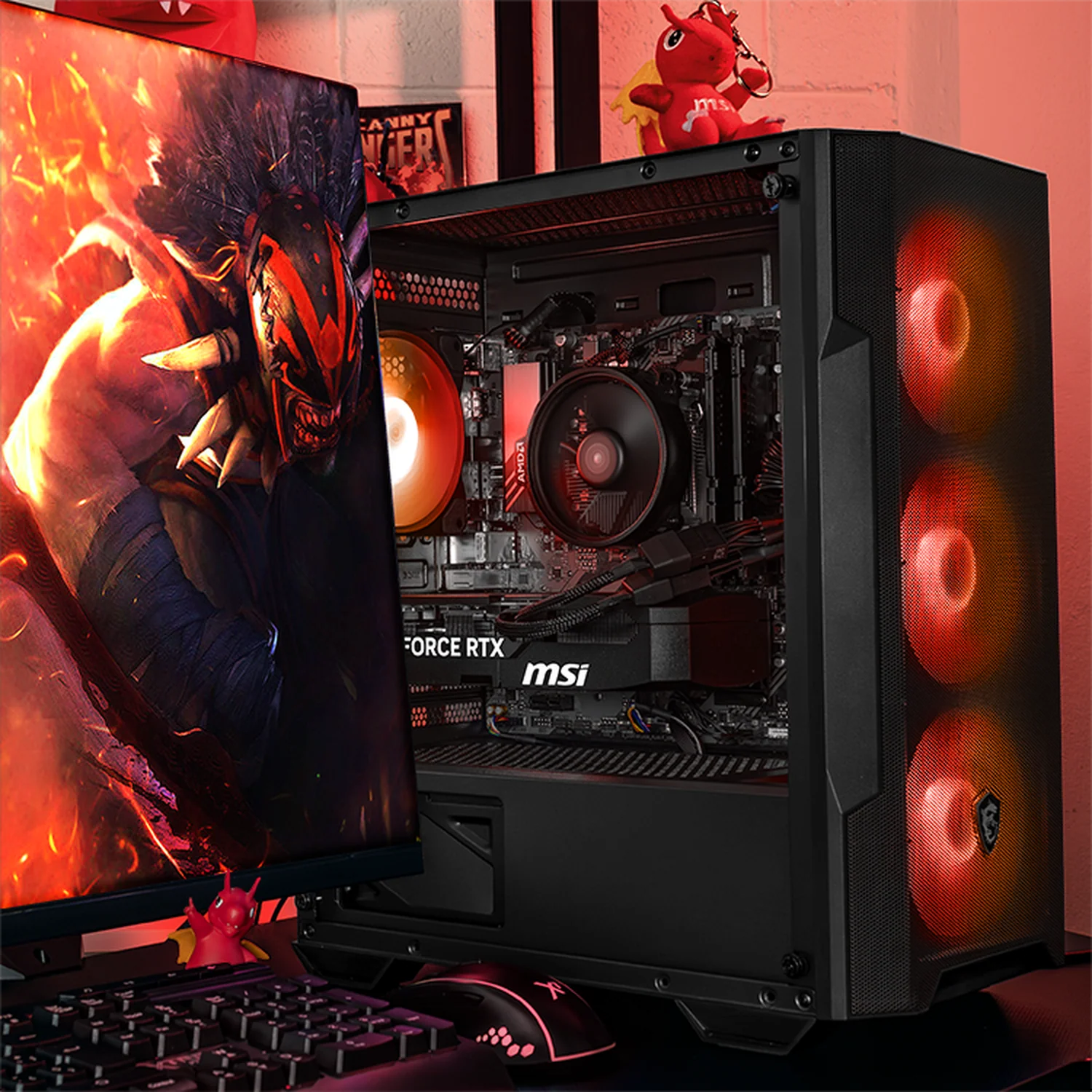 PC Gamer IA Xtreme PC Gaming MSI NVIDIA GeForce RTX 5070 AMD Ryzen 7 8700F 16GB DDR5 SSD 1TB WIFI Lucky Alto Desempeño Creativo con IA Integrada - Image 6