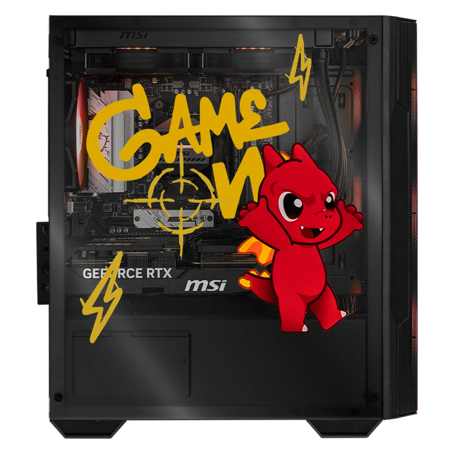 PC Gamer Xtreme PC Gaming MSI NVIDIA GeForce RTX 5070 AMD Ryzen 7 9700X 16GB DDR5 SSD 1TB Sistema Liquido WIFI Lucky para gaming competitivo y streaming - Image 4