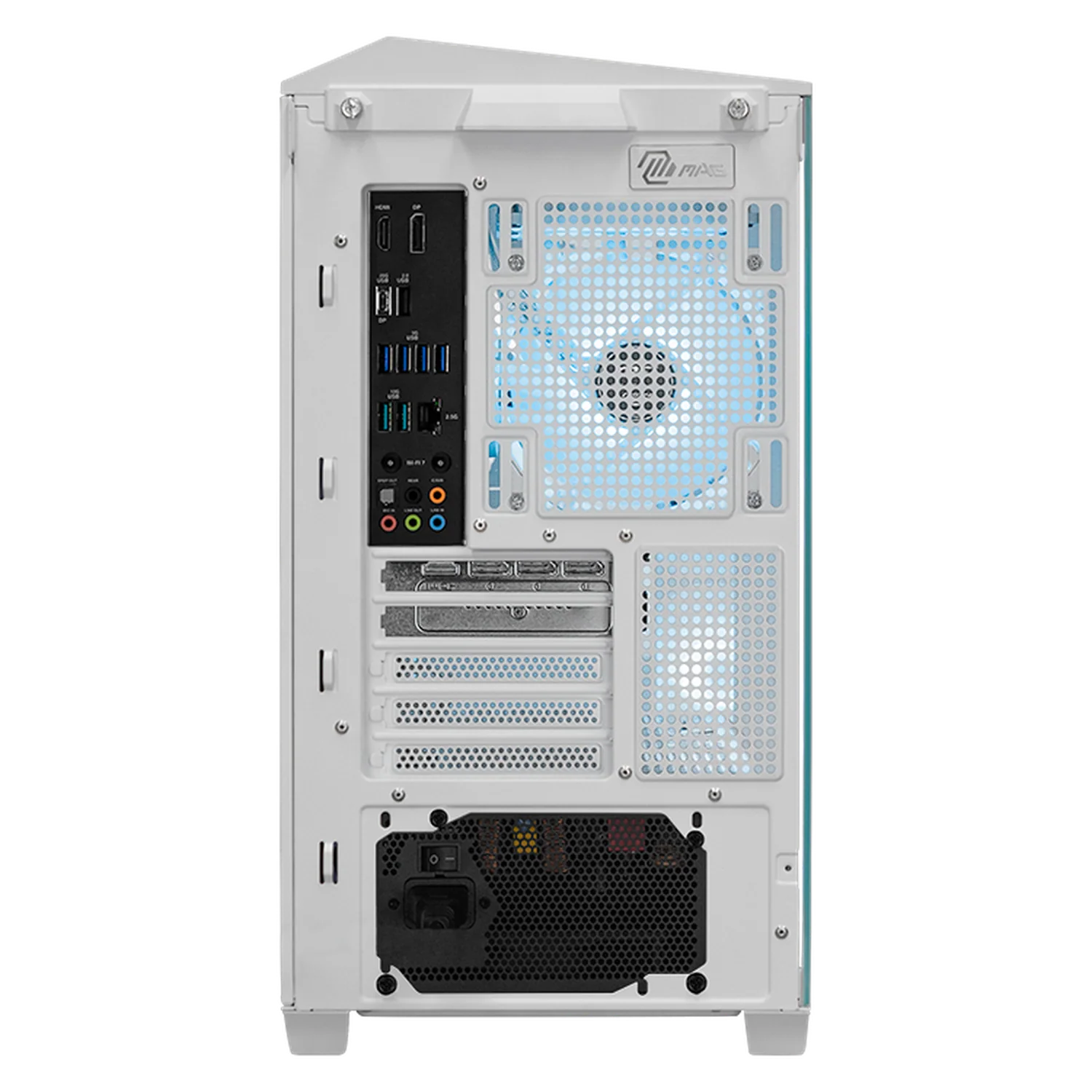 PC Gamer IA Xtreme PC Gaming MSI NVIDIA GeForce RTX 5070 Ti Intel Core Ultra 7 265KF 32GB DDR5 SSD 1TB Sistema Liquido WIFI White Alto Desempeño Creativo con IA Integrada - Image 3