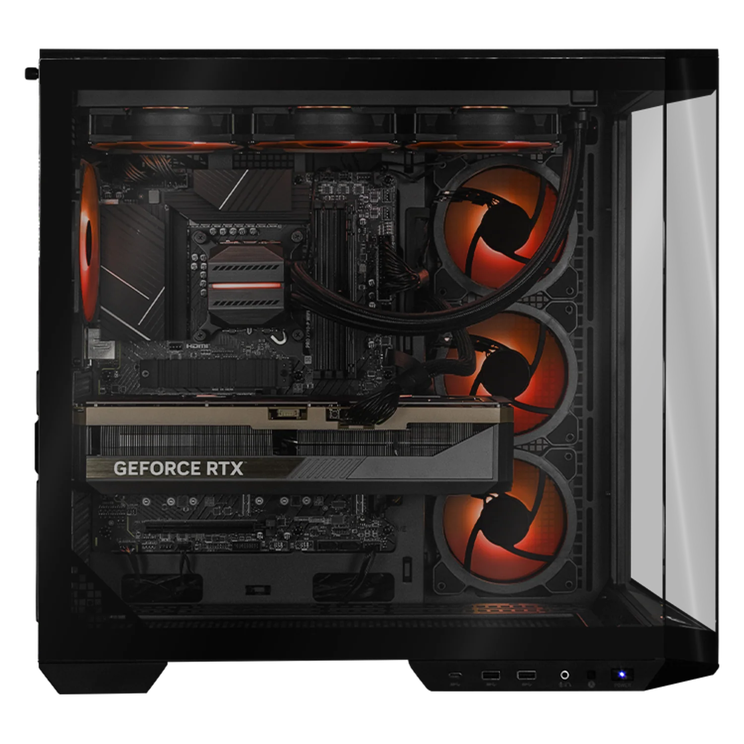PC Gamer AI Xtreme PC Gaming MSI NVIDIA GeForce RTX 5080 Intel Core i9 14900KF 32GB DDR5 SSD 1TB Sistema Liquido WIFI Black Productividad Profesional impulsada por IA Avanzada - Image 4